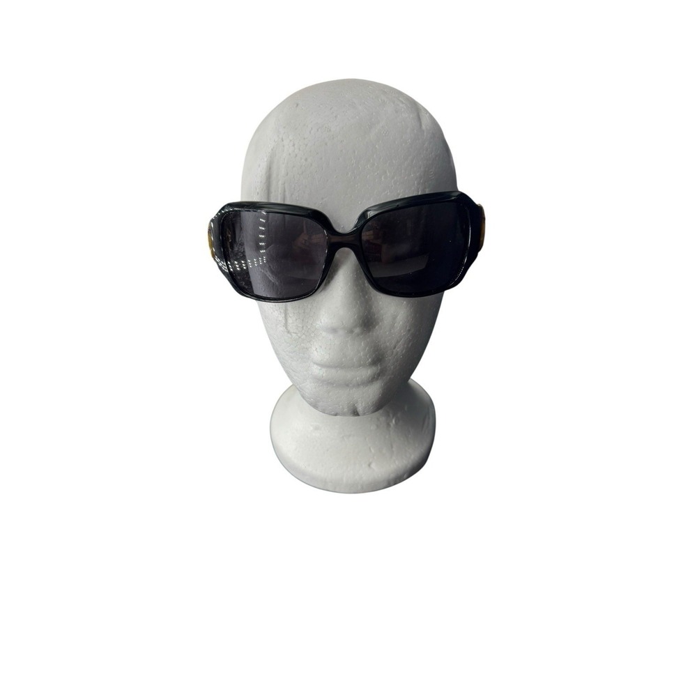 GUCCI Women's Black Bamboo Sunglasses With Talbots Case Quiet Luxury Designer